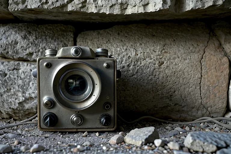 Field recorder showing static and data gaps