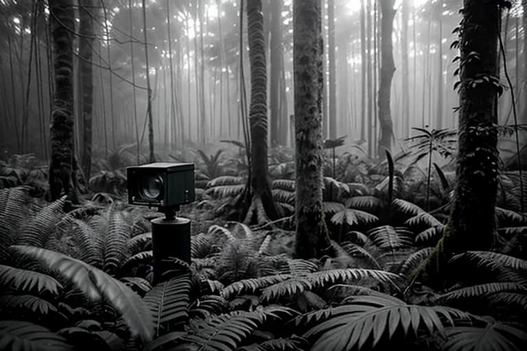 Acoustic sensor deployed within Iwokrama Forest