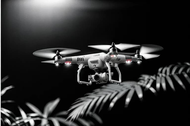Malfunctioning UAV with object overhead