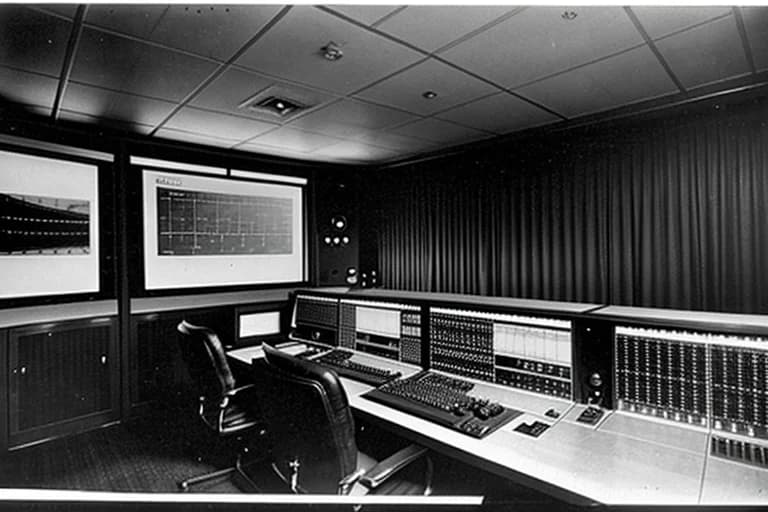 Air traffic control radar record from 1978. An anomalous trajectory is visible.