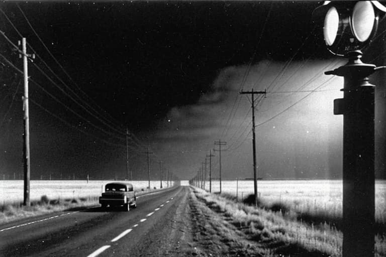 Local newspaper article from the 1970s: Reports of strange phenomena on old road