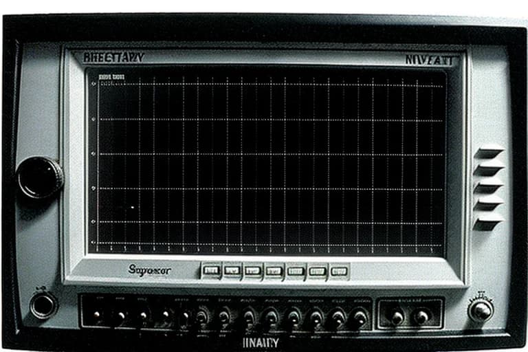 異常な高周波を記録した音響解析スペクトル。