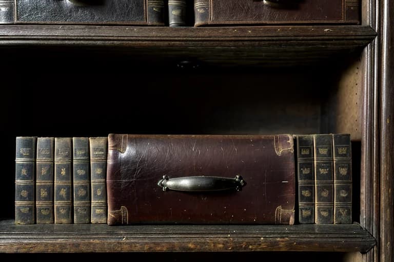 調査中に旧図書館で撮影された古書。微細な空間歪曲が観察された。