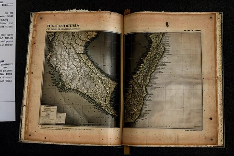 An old map of the Sierra Maestra Mountains indicating the area under investigation.