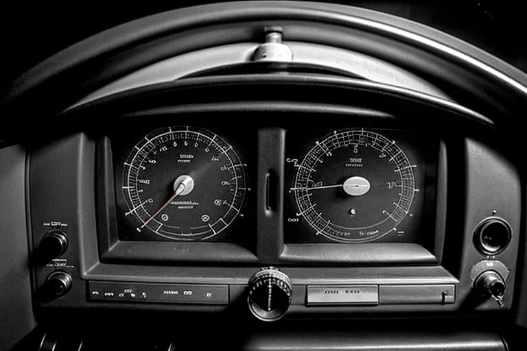 Scientific instrument panel displaying fluctuating electromagnetic interference readings. Digital display.