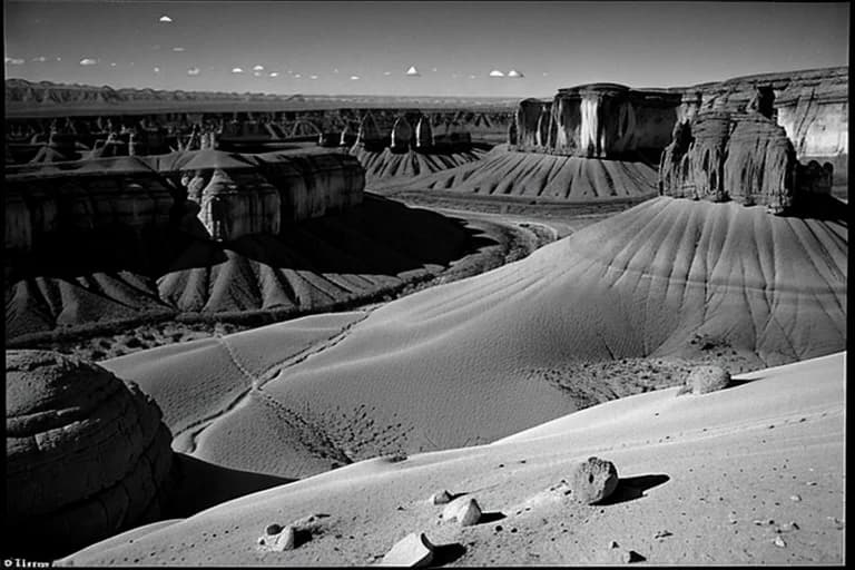 Infrared image showing thermal anomalies recorded on specific rock formation