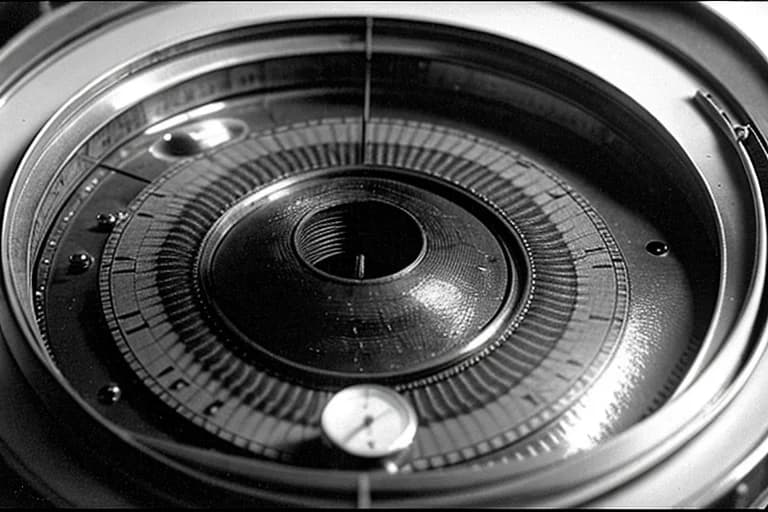 Seismograph record showing anomalous vibrations