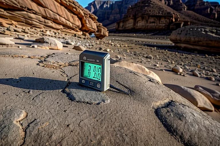 Digital thermometer displaying abnormally low temperature