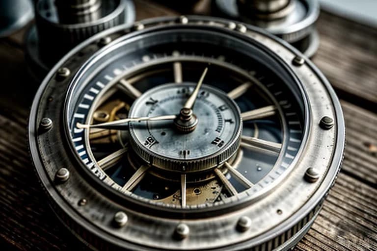 Marine chronometer stopped after the incident. Unexplained corrosion visible internally.