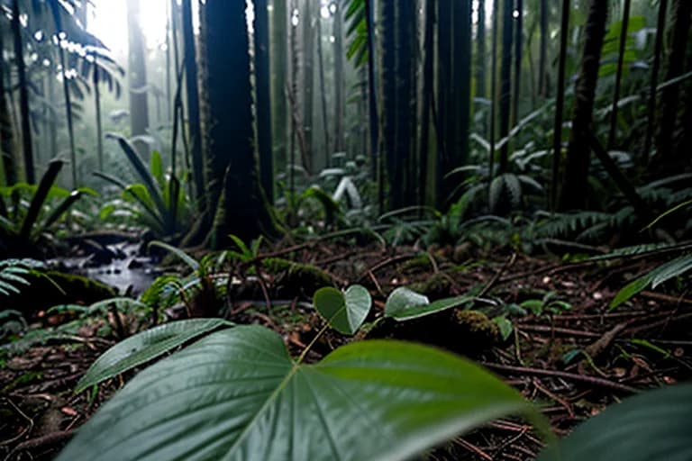 Unidentified viscous trace found in Iwokrama Forest