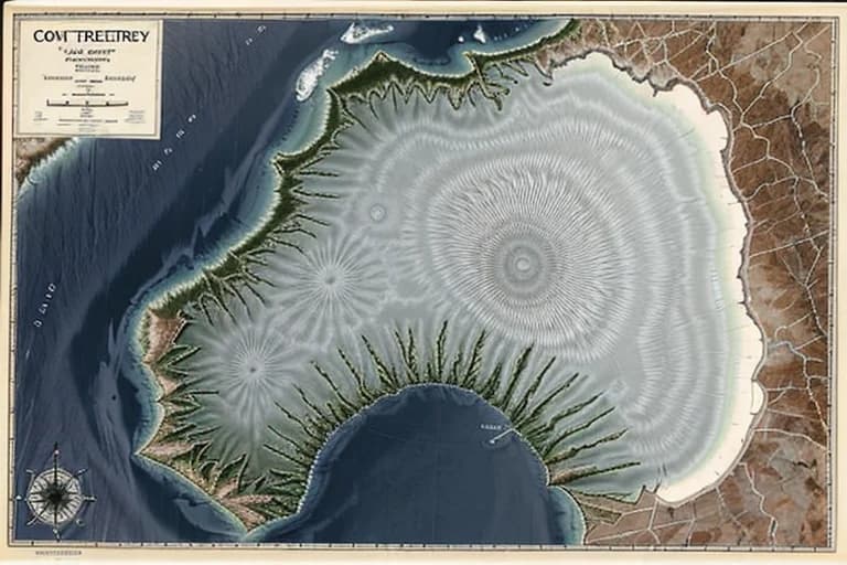Survey map showing interference patterns in the Kimberley region
