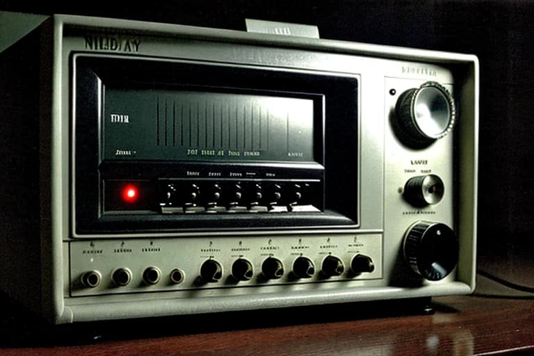 Display showing an anomalous gap in audio recording. Sound source missing.