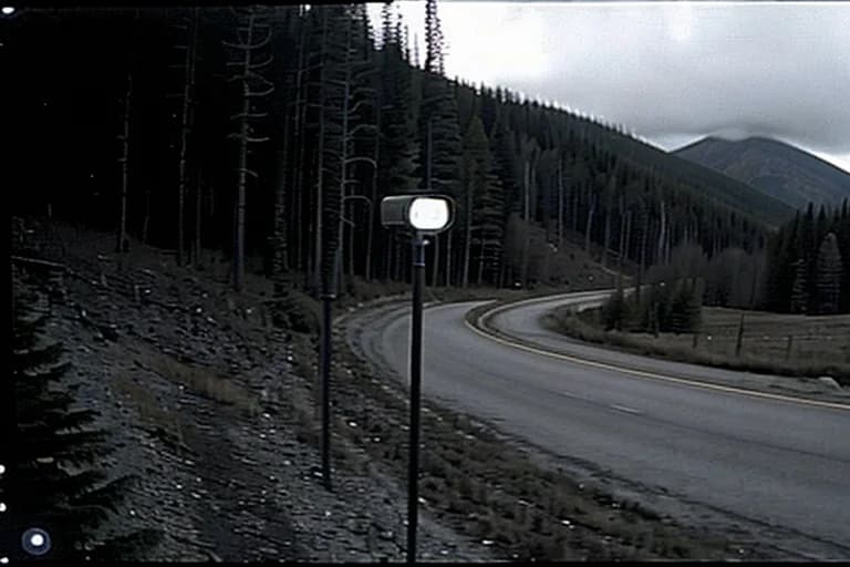 Still from a fixed-point camera capturing anomalous condor flight