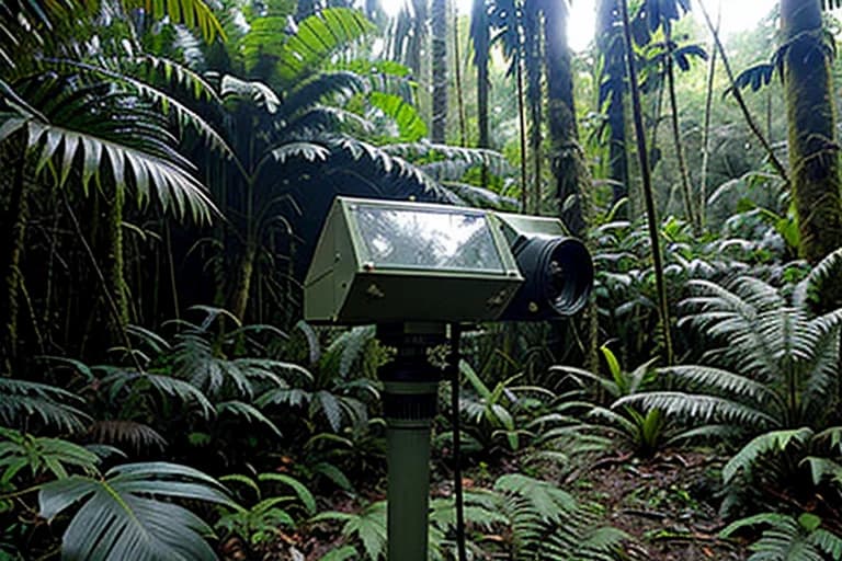 Observation equipment deployed on site