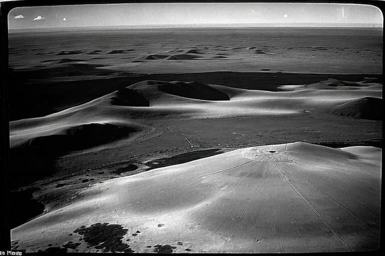1978 satellite image, showing the early stage of the vegetation pattern.