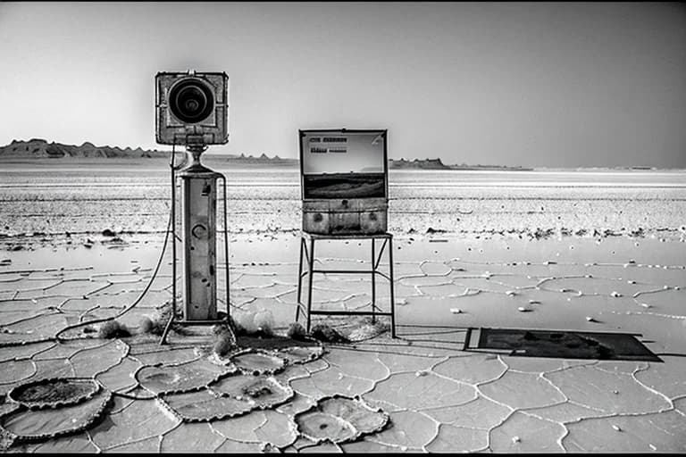 Geological survey equipment left at the site. Equipment was fully functional.