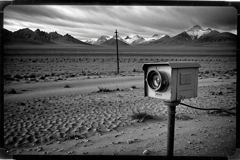 Acoustic analysis device abandoned in the valley. Recorded data consists solely of irregular noise.