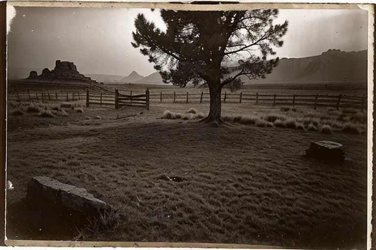 Old photograph suggesting past sightings