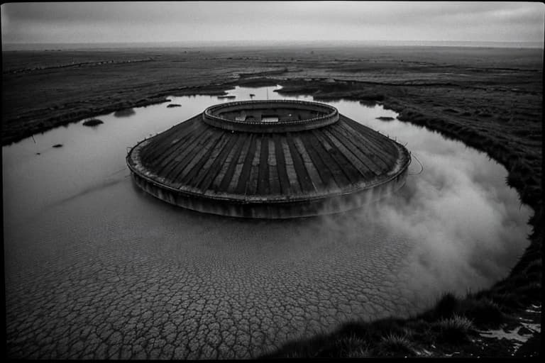 Drone footage of anomalous fog, indicating noise and GPS malfunction.