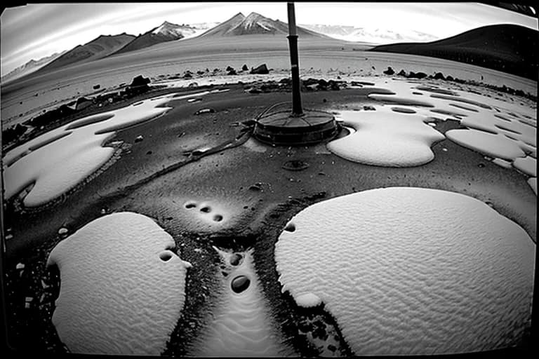 アルタイ山脈、局所的な灼熱と氷解の事案